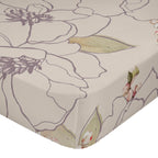 White peonies Fitted sheet
