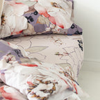White peonies Fitted sheet