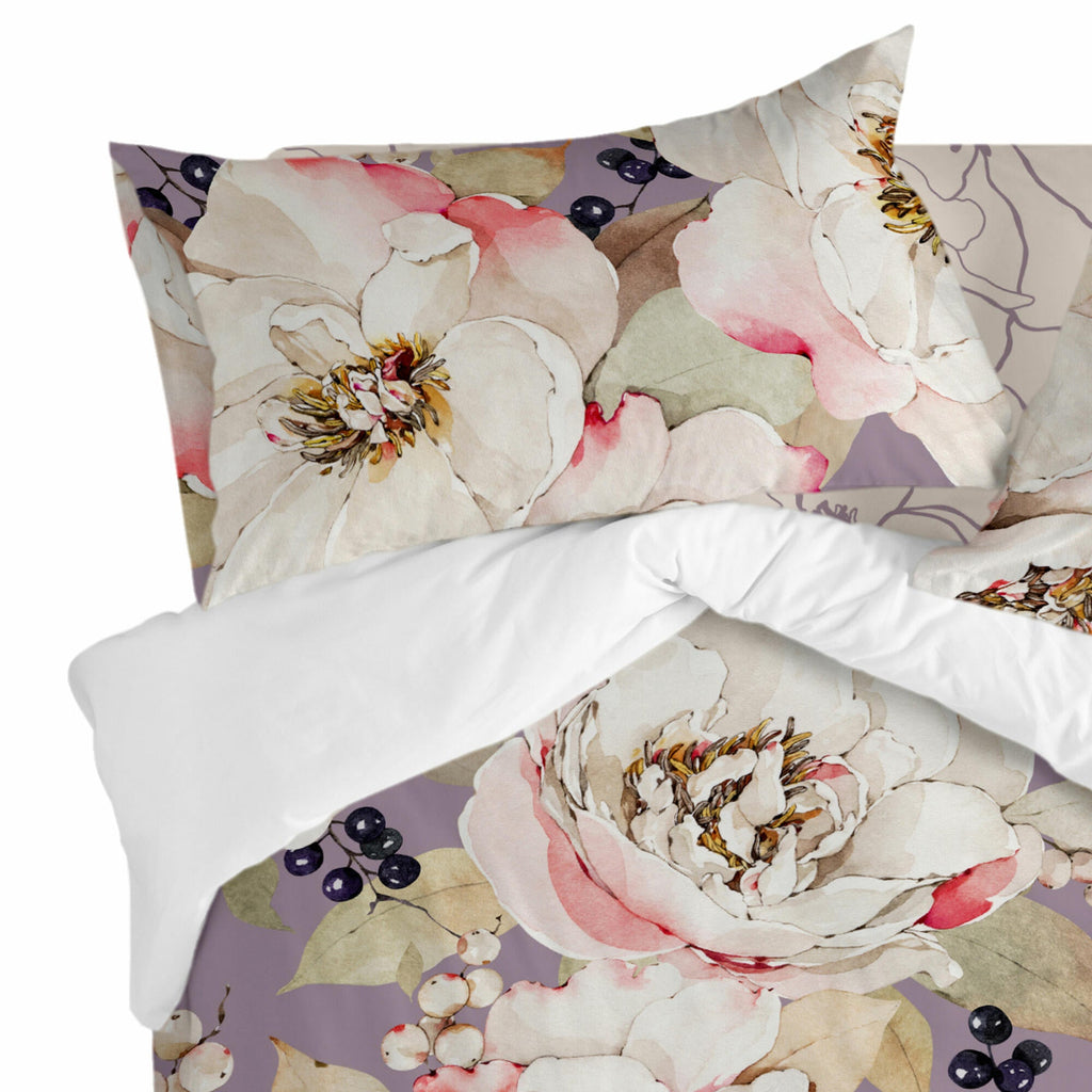 White peonies Pillowcase
