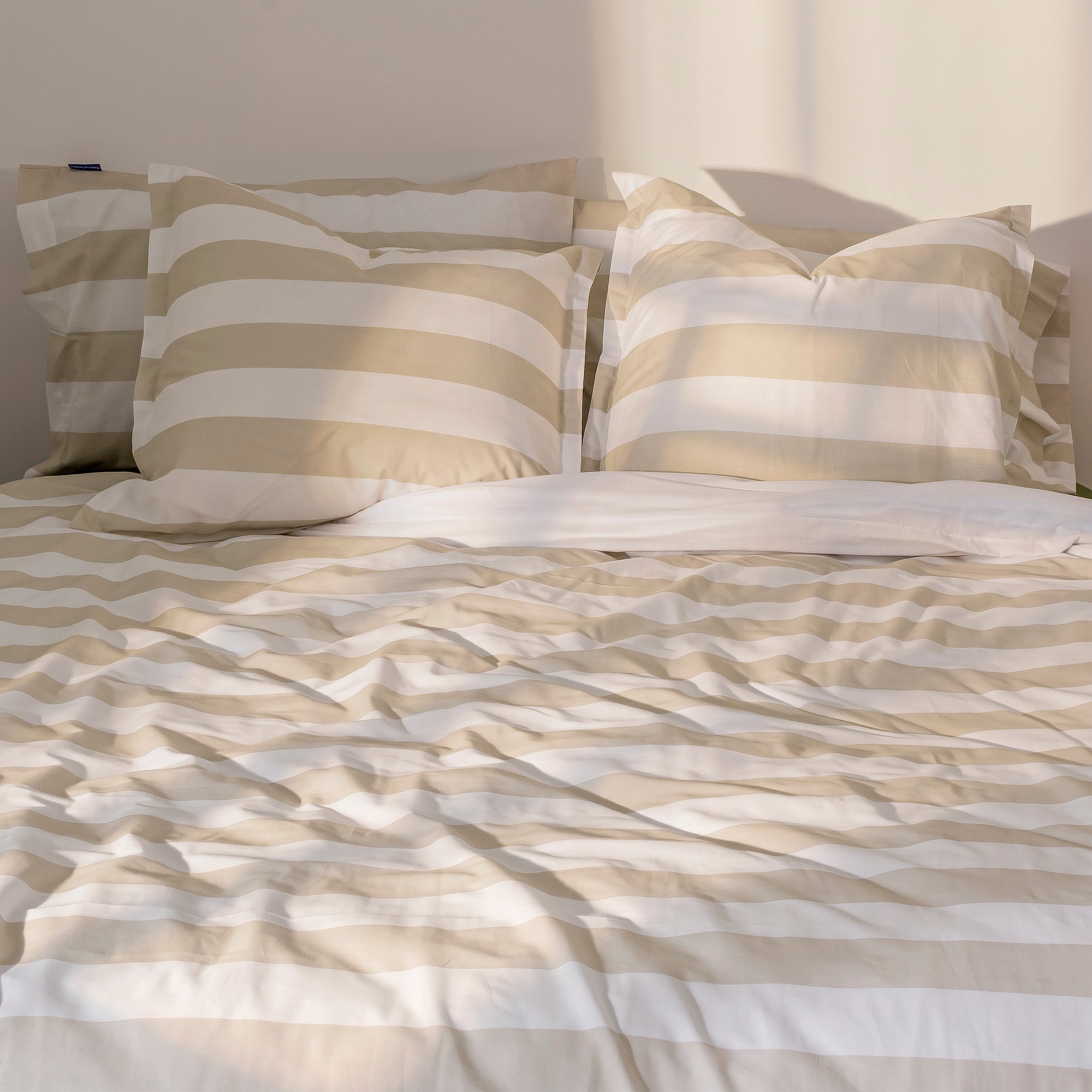 Breton Funda de almohada Beige