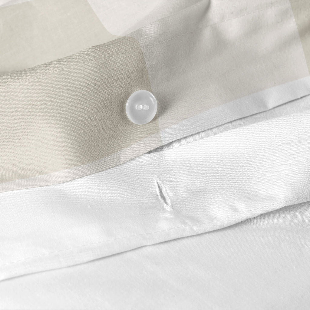 Gingham Funda nórdica Beige