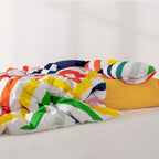 Happy Stripes Duvet Cover