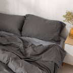 Dark Grey Basic Flat Sheet