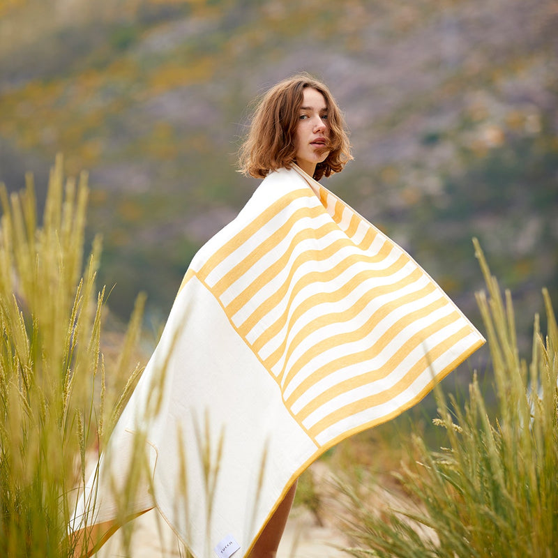 DANAI - Toalla de playa fina de algodón orgánicoHome & Garden > Linens & Bedding > Towels > Beach Towels