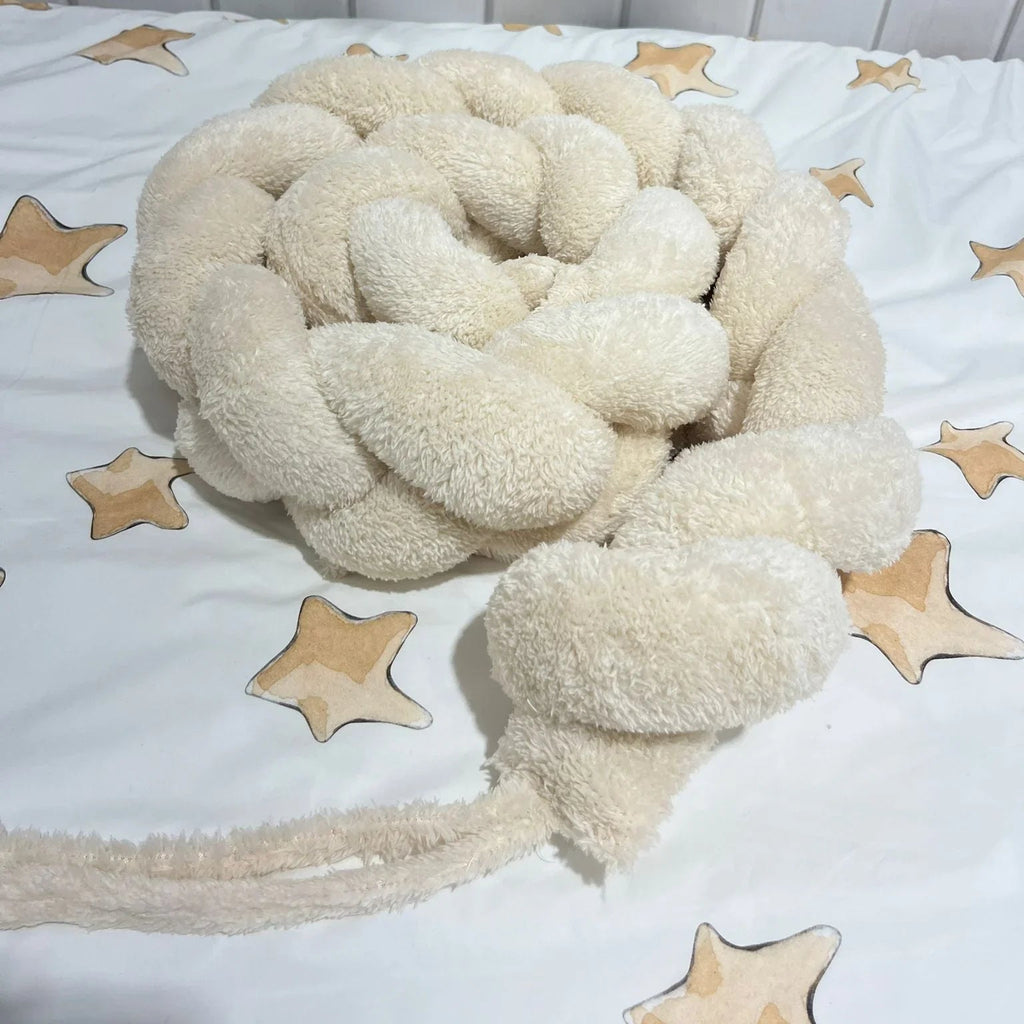 Trenza protector de cuna teddy 210cm | Seguridad para bebés