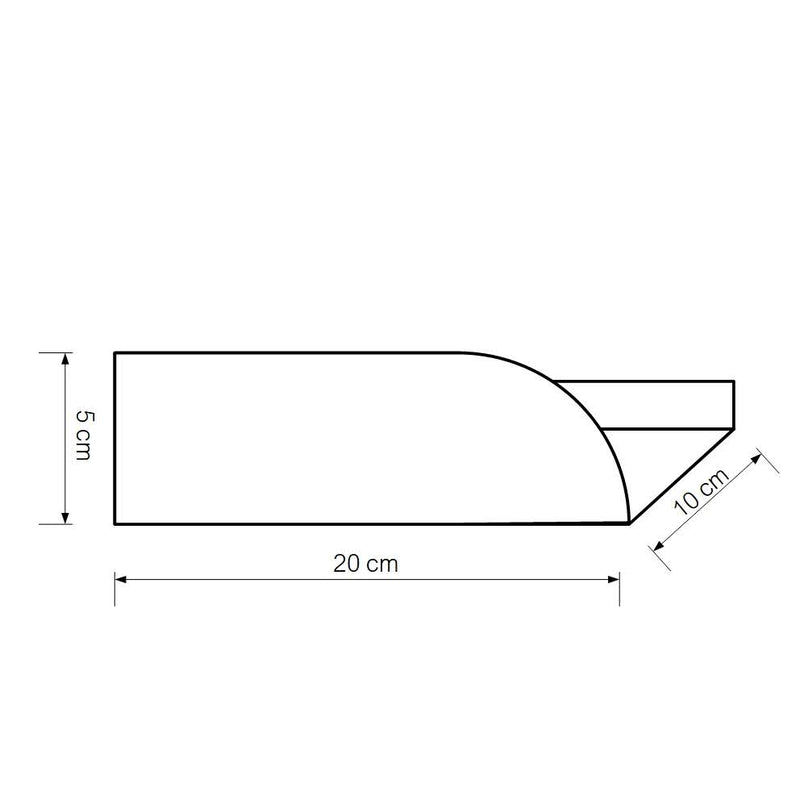 Estante pequeño Torino – Diseño industrial en metalEstantes y estanteríasFurniture > Shelving > Wall Shelves & Ledges > Floating Wall Shelves & Ledges