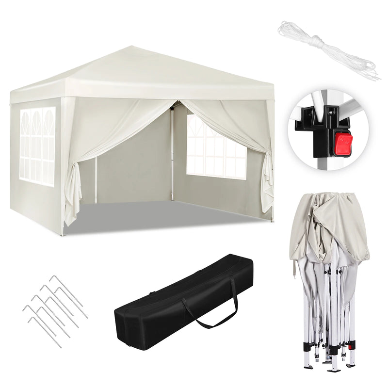 Carpa de jardín 3x3 m plegable, impermeable y con protección UVCarpasHome & Garden > Lawn & Garden > Outdoor Living > Outdoor Structures > Canopies & Gazebos > Gazebos