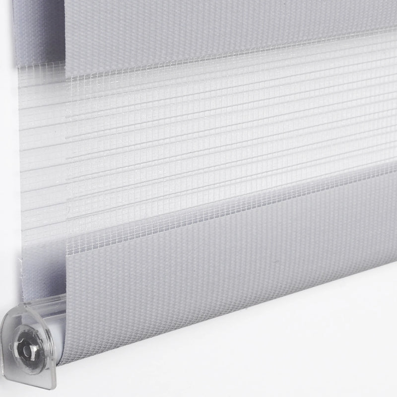 Persiana enrollable día y noche gris 80×220 cm | doble capa tipo zebra con fijación sin taladroEstoresHome & Garden > Decor > Window Treatments > Window Blinds & Shades > Blinds