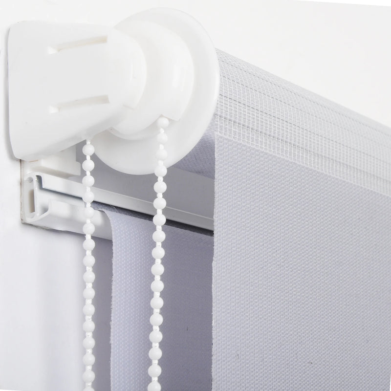 Persiana enrollable día y noche gris 80×220 cm | doble capa tipo zebra con fijación sin taladroEstoresHome & Garden > Decor > Window Treatments > Window Blinds & Shades > Blinds