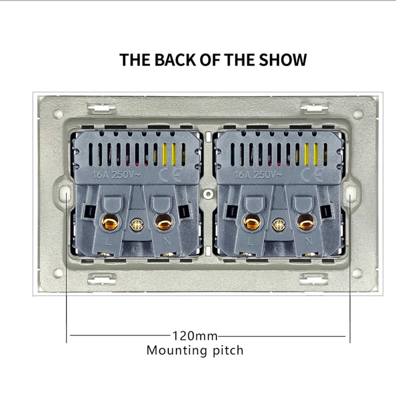 Toma de corriente doble EU con USB A + C empotrableEnchufesHardware > Power & Electrical Supplies > Power Outlets & Sockets > Wall Outlets
