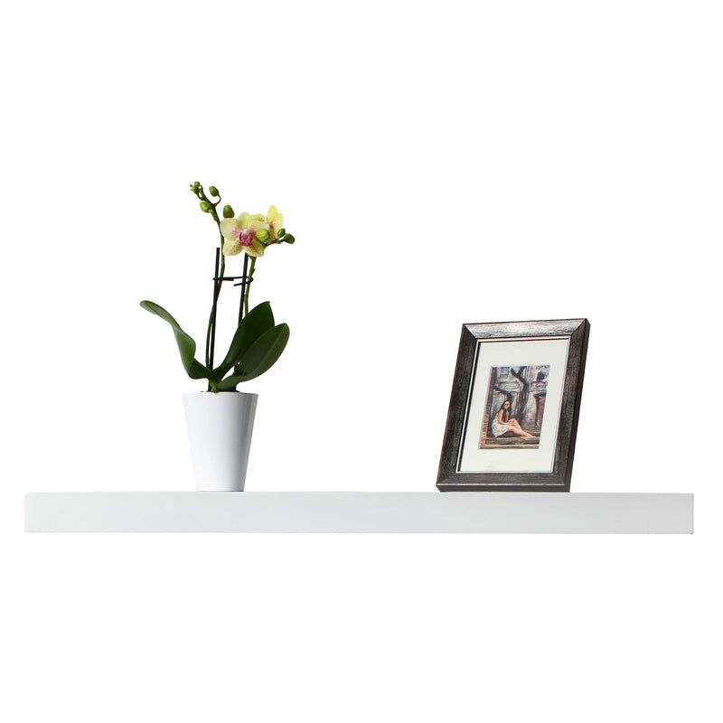 Set de 3 estantes flotantes de pared blancos de maderaEstantesFurniture > Shelving > Wall Shelves & Ledges > Floating Wall Shelves & Ledges