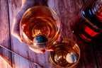 Set of 2 Mountain Whiskey Glasses with Chilling Stones and Tongs