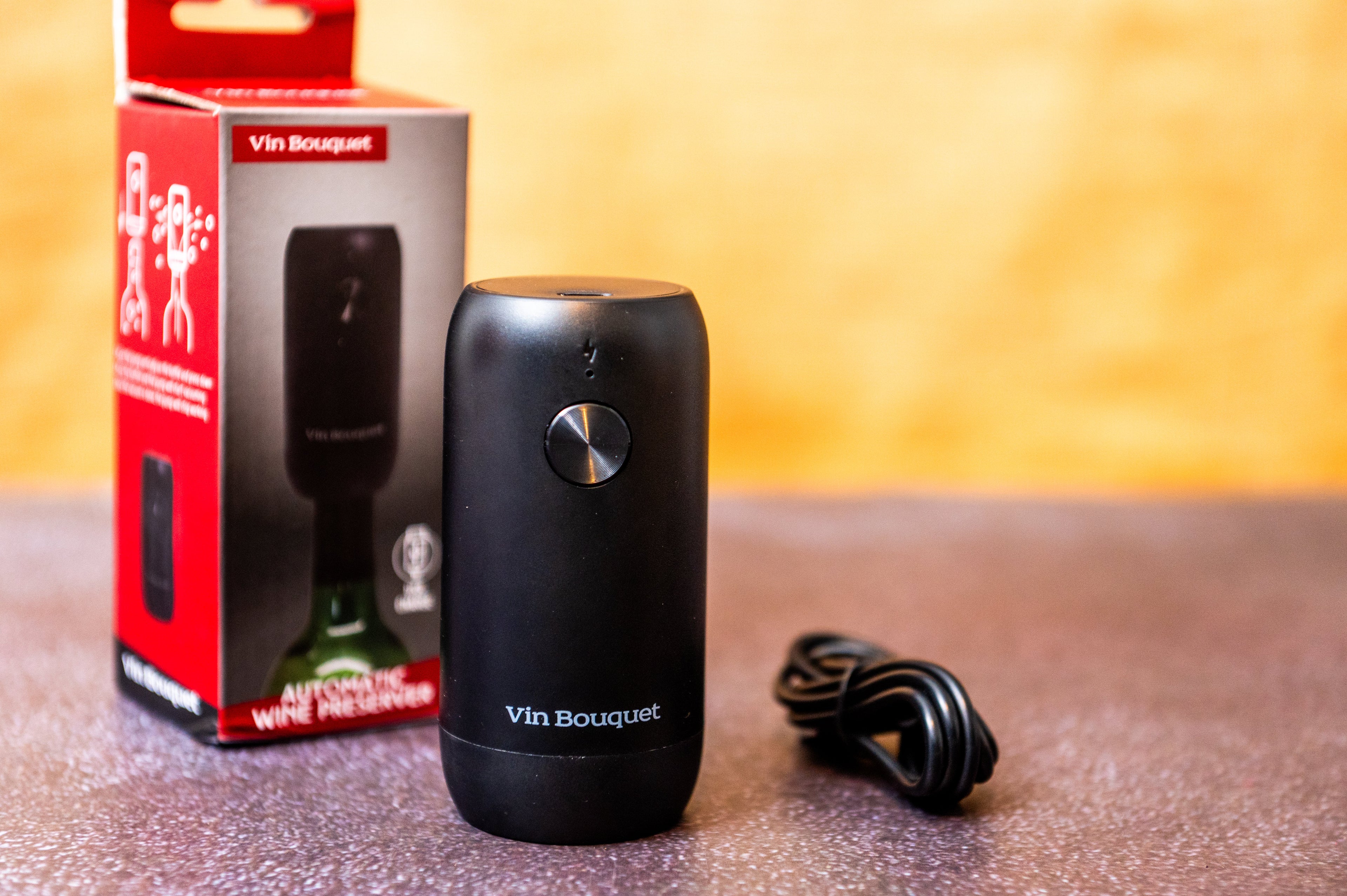 Tapón Automático de Vacío con Luz para Vino