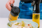 Dual-Use Oil Spray Bottle - Non-Drip Sprayer for Kitchen