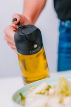 Dual-Use Oil Spray Bottle - Non-Drip Sprayer for Kitchen