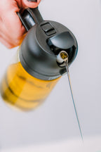 Dual-Use Oil Spray Bottle - Non-Drip Sprayer for Kitchen