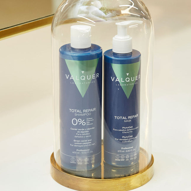 Mascarilla para cabello dañado reparadora efecto frío