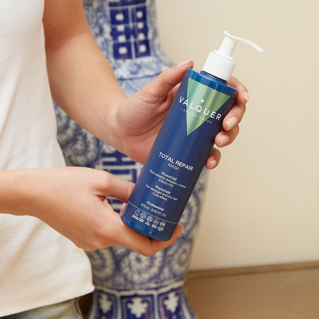 Mascarilla para cabello dañado reparadora efecto frío