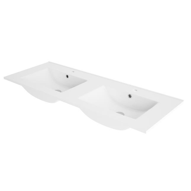 Mueble de baño completo 120 cm blanco con 4 cajones | 3_BP