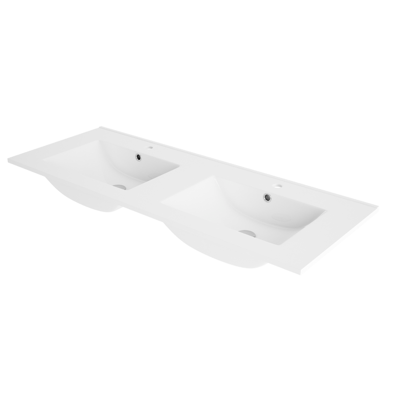 Mueble de baño con lavabo 120 cm negro de 4 cajones | 3_BP