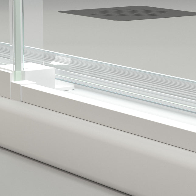 Mampara de ducha frontal 2 hojas fijas y 2 correderas | 3_BP