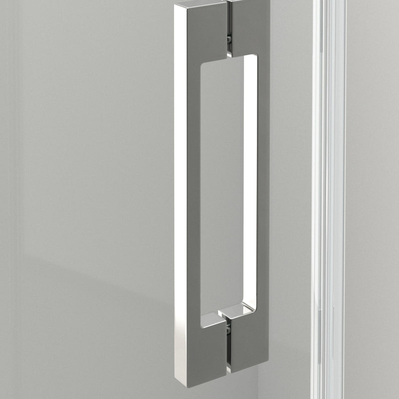 Mampara frontal de ducha 2 fijos y 2 correderas cromo | 3_BP