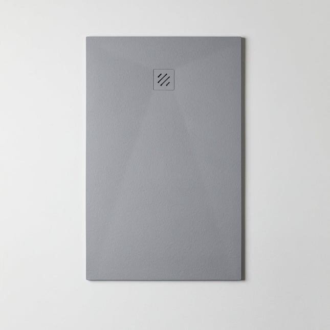 Plato de ducha extraplano gris gel coat de diseño elegante | 3_BP
