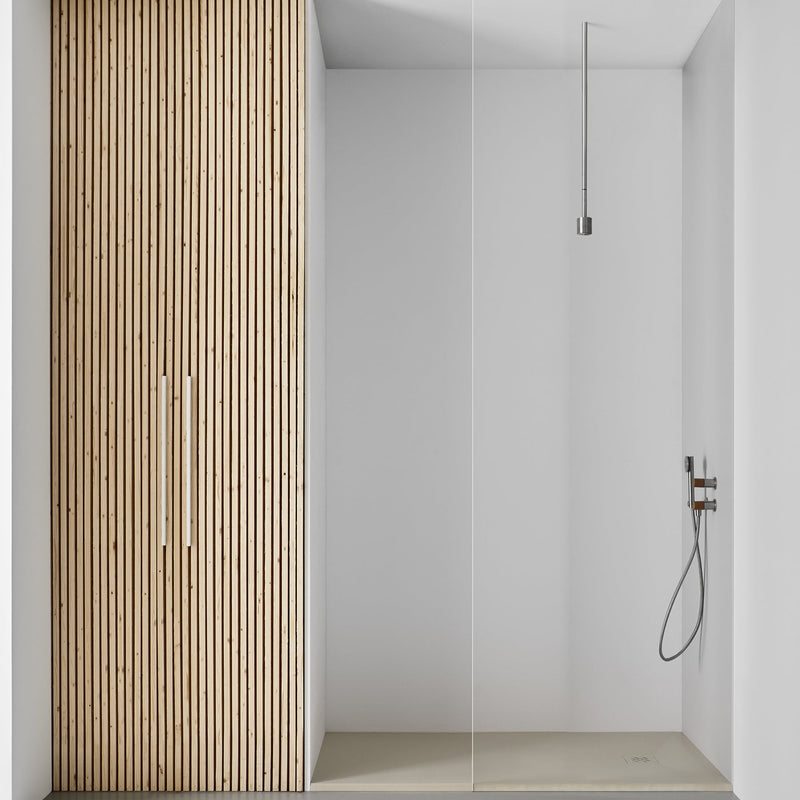 Plato de ducha extraplano beige ideal para baños modernos | 3_BP