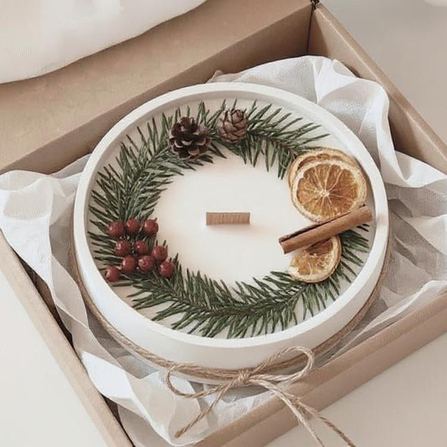 Vela xl de invierno | aroma naranja especiada canela sándalo