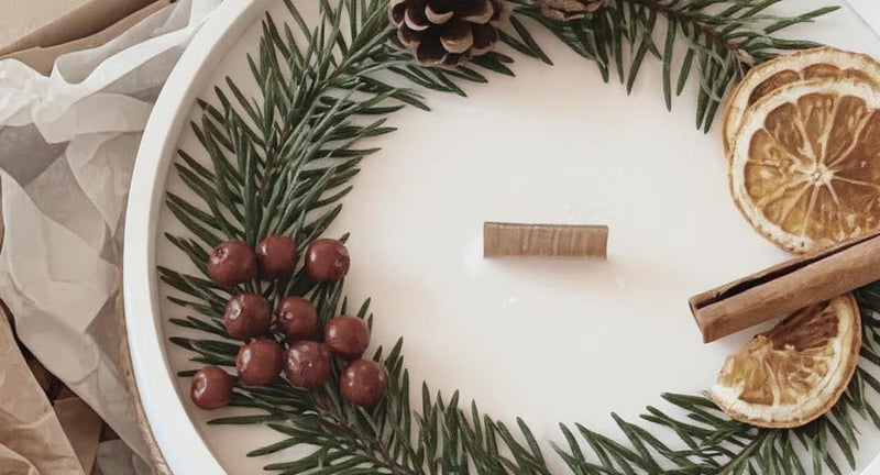 Vela xl de invierno | aroma naranja especiada canela sándalo