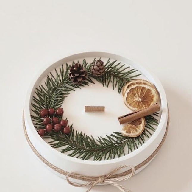 Vela xl de invierno | aroma naranja especiada canela sándalo