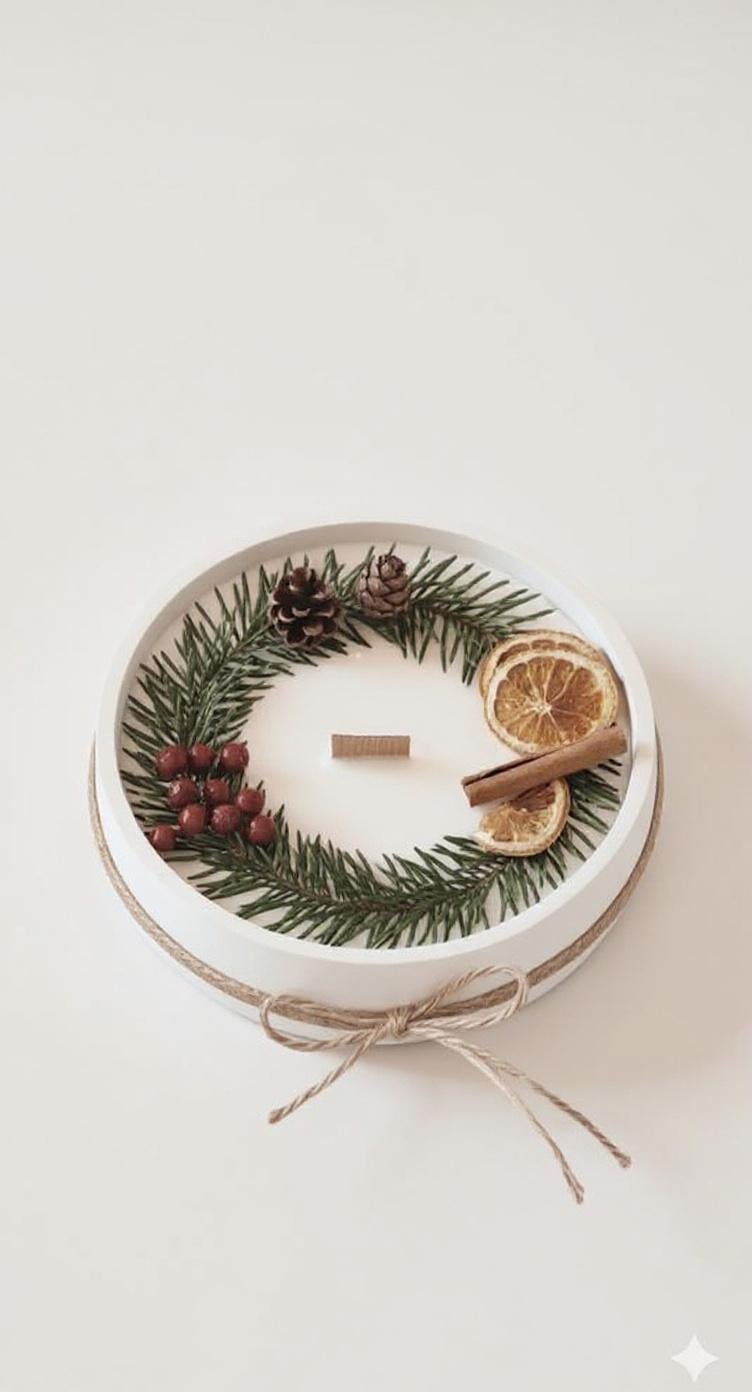 Vela xl de invierno | aroma naranja especiada canela sándalo