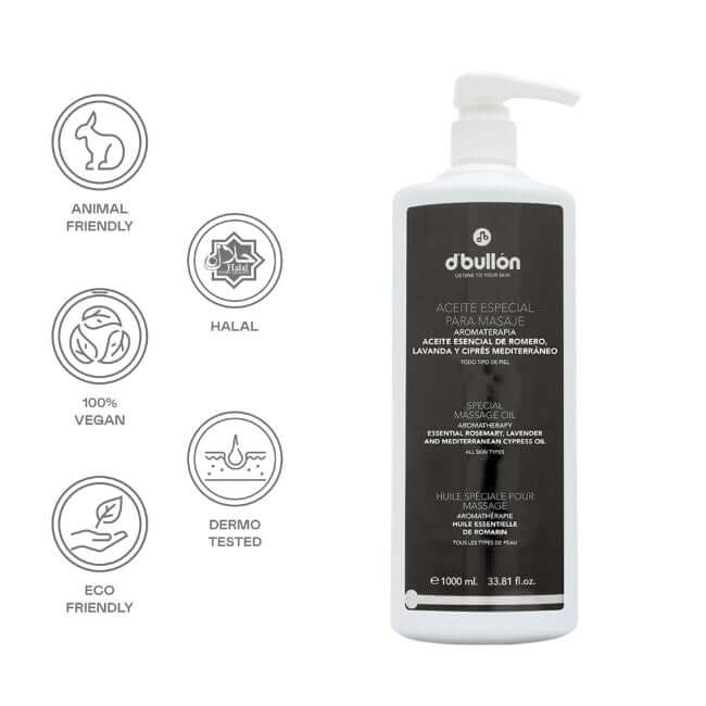 Aceite corporal para masaje | con aceites esenciales