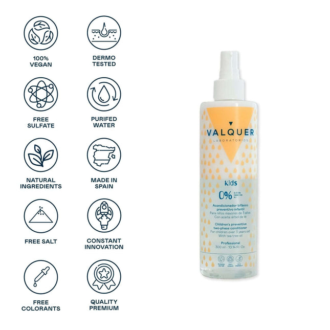 Acondicionador bifásico infantil | con aceite de árbol de té
