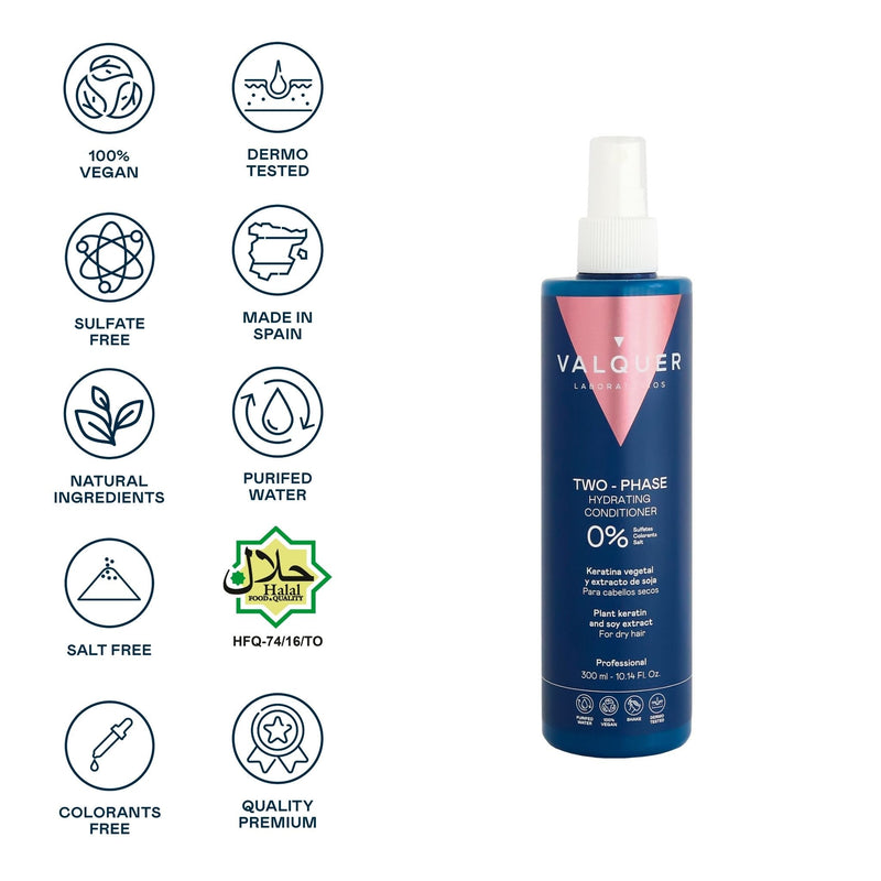 Acondicionador bifásico ultrahidratante para cabellos secos
