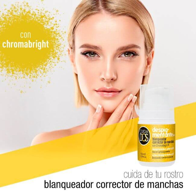 Crema facial despigmentante SPF 20 para unificar tono de piel