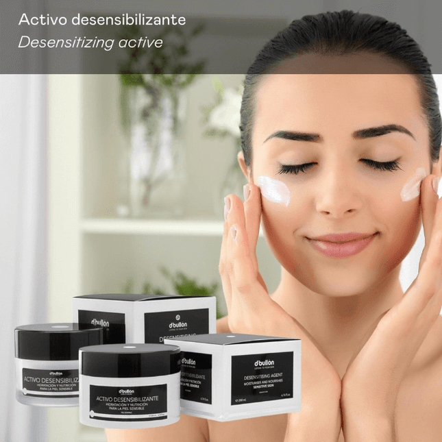 Activo facial desensibilizante para pieles sensibles