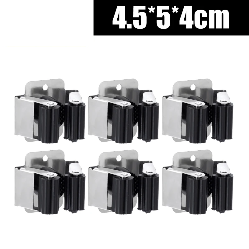 Gancho porta escobas adhesivo de acero inoxidable · Organizador de paredColgadoresHome & Garden > Bathroom Accessories > Robe Hooks