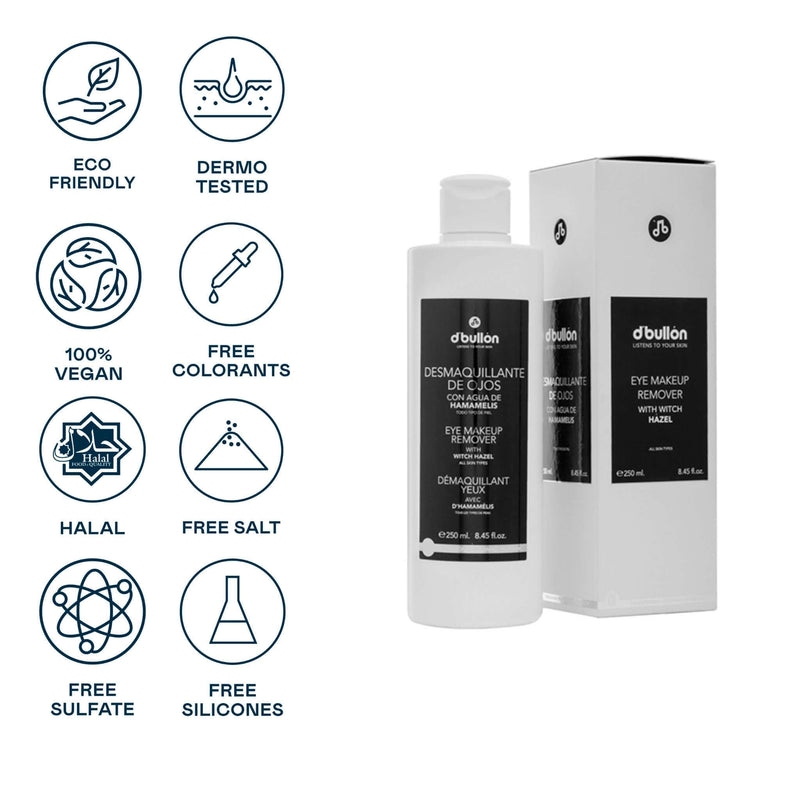 Desmaquillante de ojos suave para piel sensible uso diario