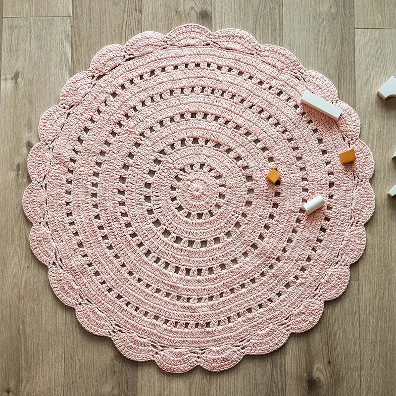 Alfombra infantil crochet ALMA NUDE 120cmCotonHome & Garden > Decor > Rugs