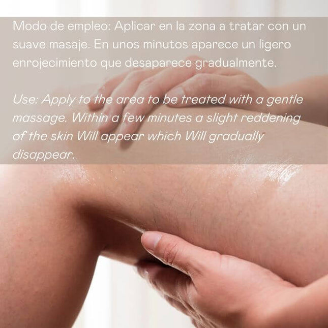 Crema corporal calor activo reduce contorno con guaraná