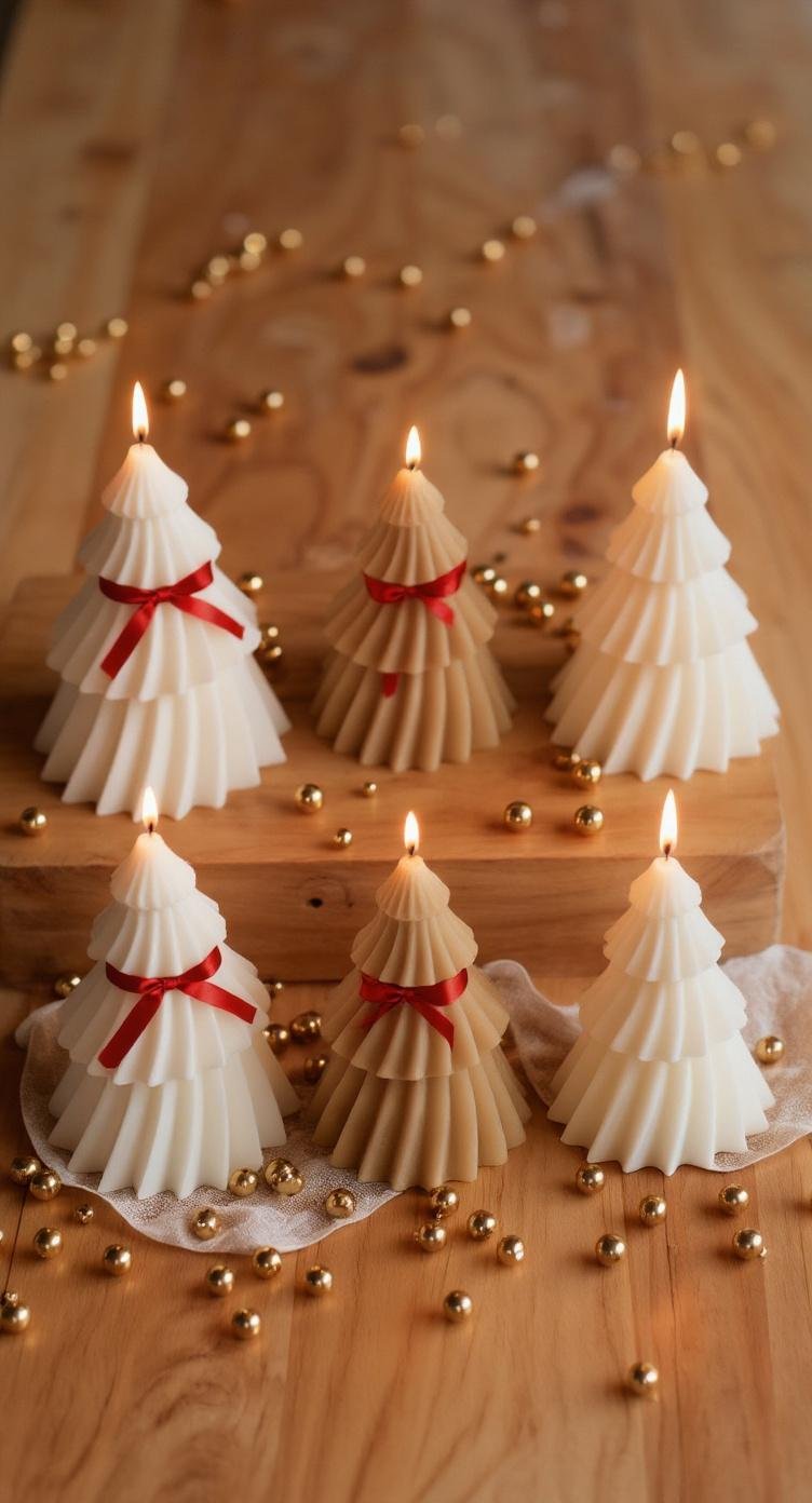 Árbol de Navidad en cera vegetal edición limitada artesanal