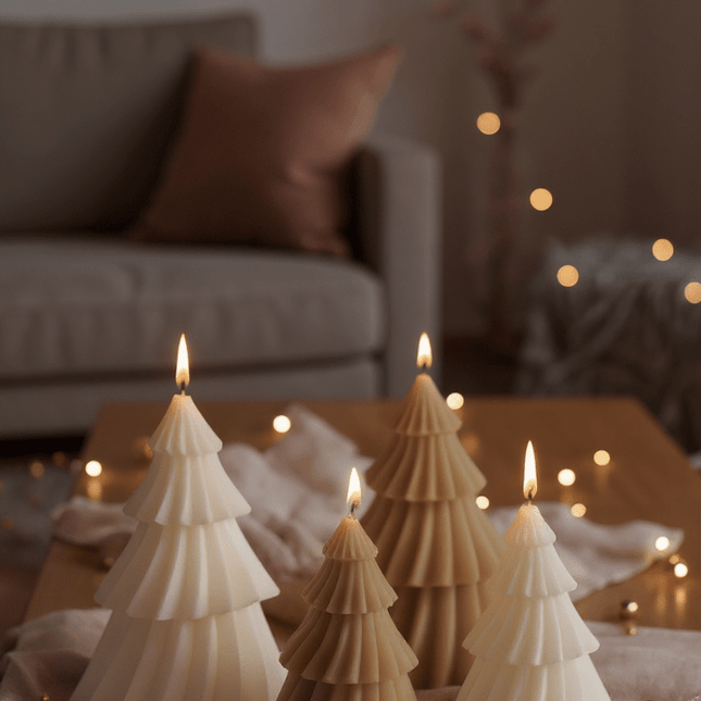 Árbol de Navidad en cera vegetal edición limitada artesanal