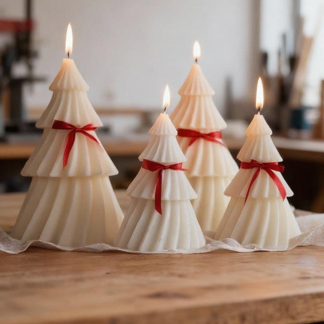 Árbol de Navidad en cera vegetal edición limitada artesanal