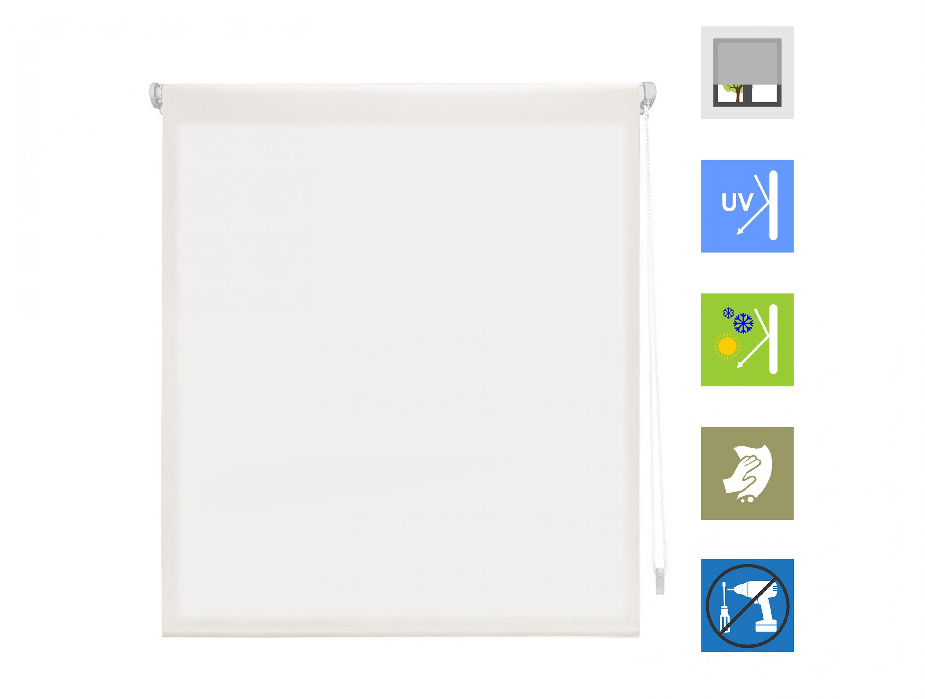 Raw translucent roller blind 140x180 for living room