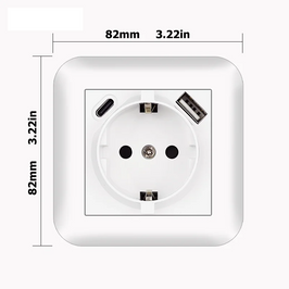 Blanc (C+A) / 110-250V