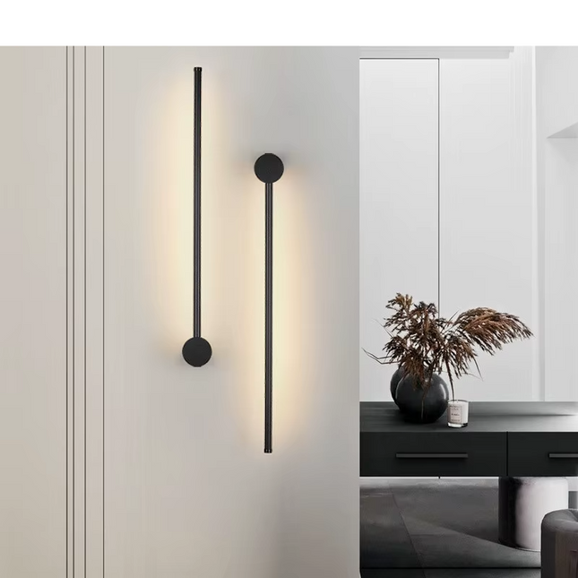 Minimalist LED rotating wall lamp