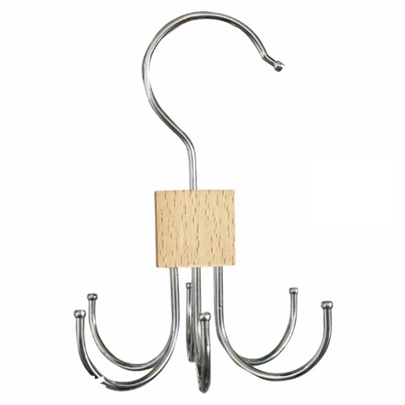 Percha multiusos de metal giratoria de 360 grados con 6 ganchosPerchasHome & Garden > Household Supplies > Storage & Organization > Clothing & Closet Storage > Hangers