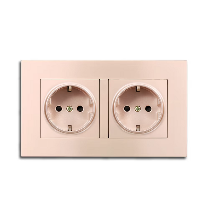 Toma de corriente doble EU con USB A + C empotrableEnchufesHardware > Power & Electrical Supplies > Power Outlets & Sockets > Wall Outlets