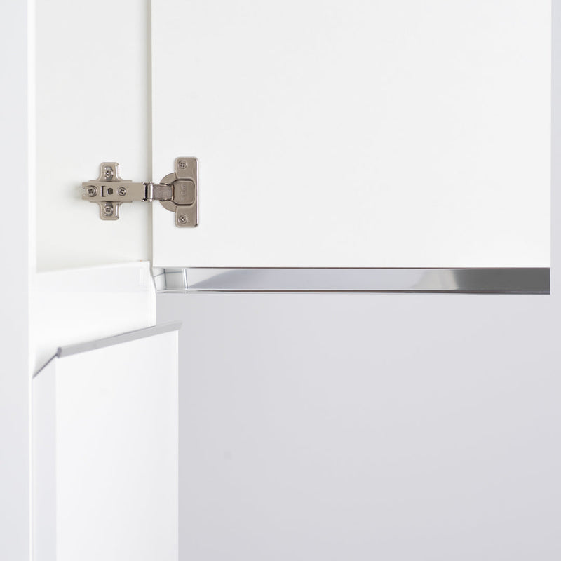 Pilar auxiliar blanco brillo para baño 35x150x31 cm | 3_BP